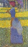 Georges Seurat, Frau mit Sonnenschirm